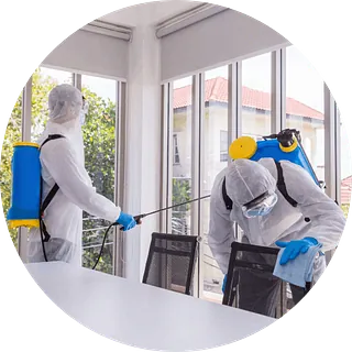 désinfection d'un lieu